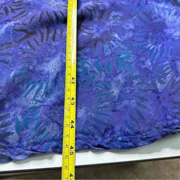 Norm Thompson Midi Dress XL Blue Sleeveless Long Summer - Picture 8 of 8